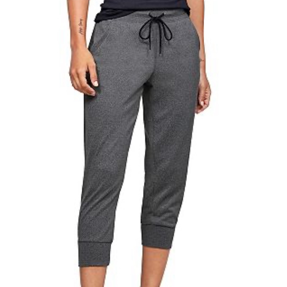 Under Armour Women's UA Tech Capris Pants Gym Swetpants 1351100 - NWT GRAY - XS
